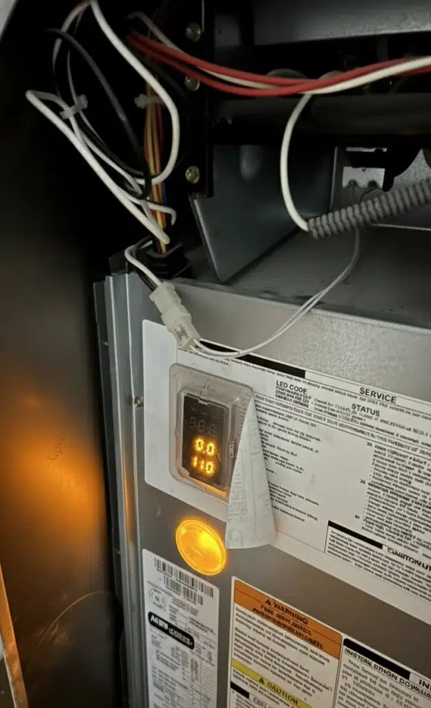 Check The Diagnostic Light. Look For Error Codes