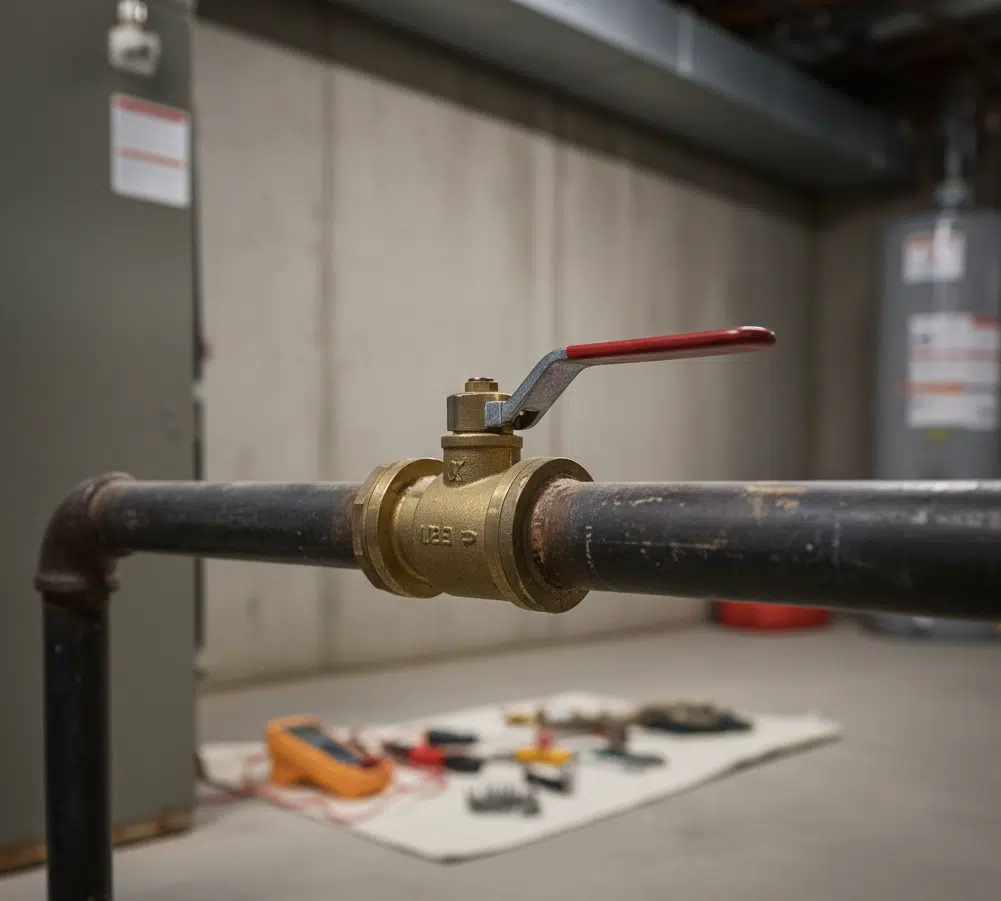 Check To Ensure The Gas Supply Is On