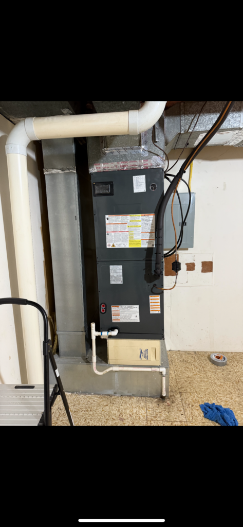 Furnace installation completed by Metro HVAC in Camp Hill, Pennsylvania