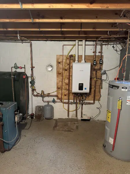 Navien Combi Boiler Installation