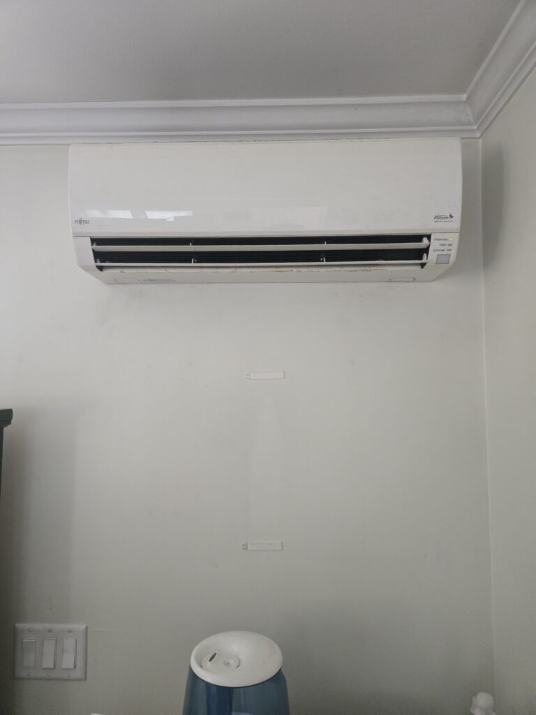 Ductless mini-split for a bedroom and sunroom, Camp Hill PA